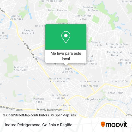 Inotec Refrigeracao mapa