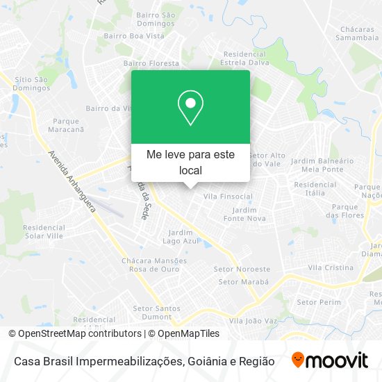 Casa Brasil Impermeabilizações mapa