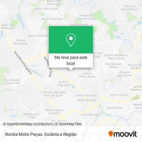 Ronda Moto Peças mapa