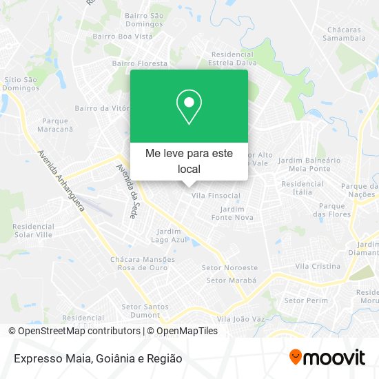 Expresso Maia mapa