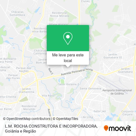 L.M. ROCHA CONSTRUTORA E INCORPORADORA mapa