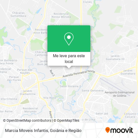 Marcia Moveis Infantis mapa