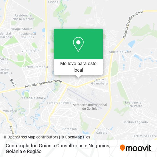 Contemplados Goiania Consultorias e Negocios mapa