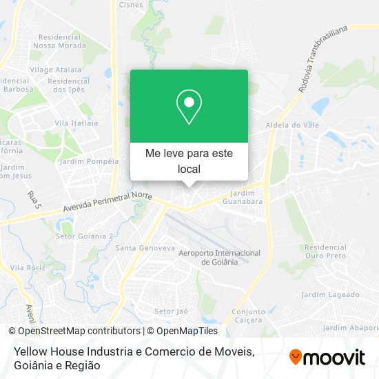 Yellow House Industria e Comercio de Moveis mapa