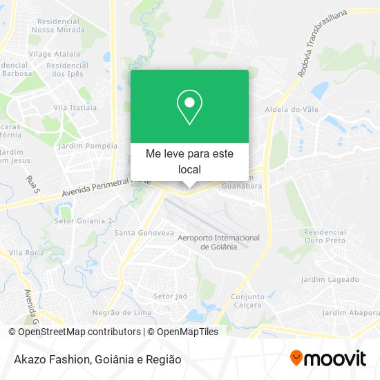 Akazo Fashion mapa