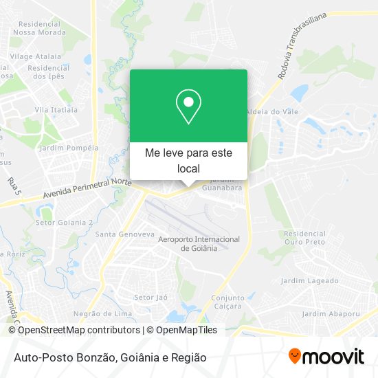 Auto-Posto Bonzão mapa