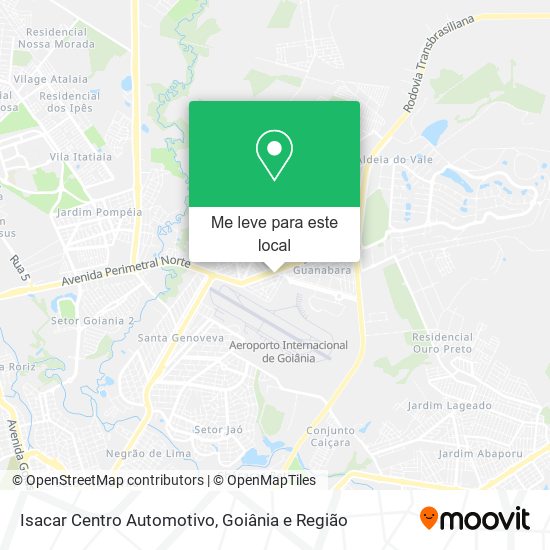 Isacar Centro Automotivo mapa