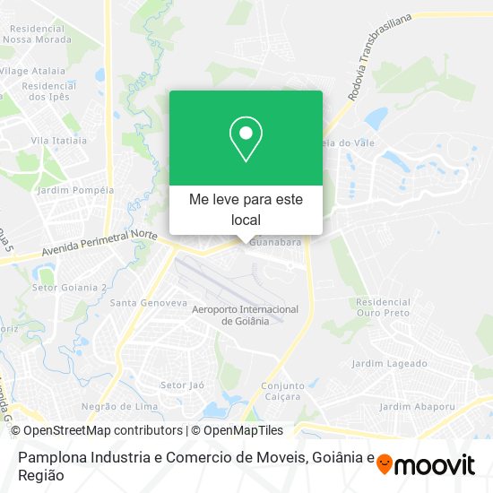 Pamplona Industria e Comercio de Moveis mapa