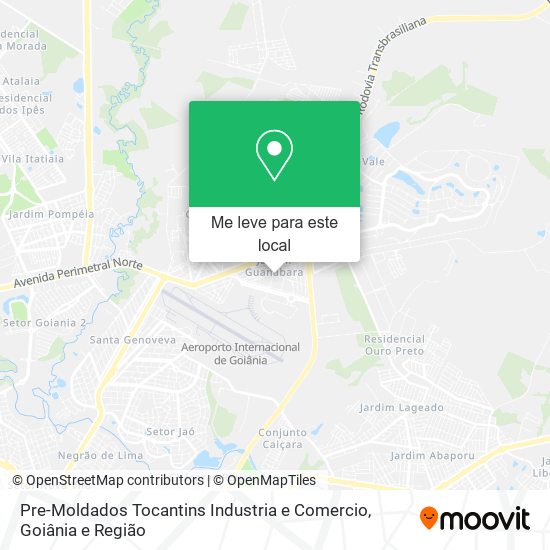 Pre-Moldados Tocantins Industria e Comercio mapa