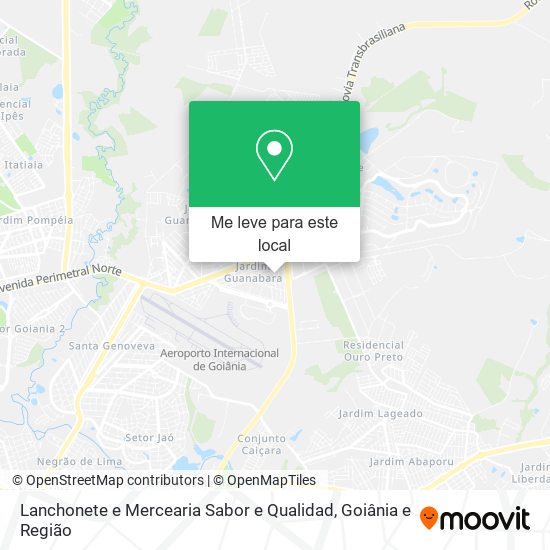 Lanchonete e Mercearia Sabor e Qualidad mapa