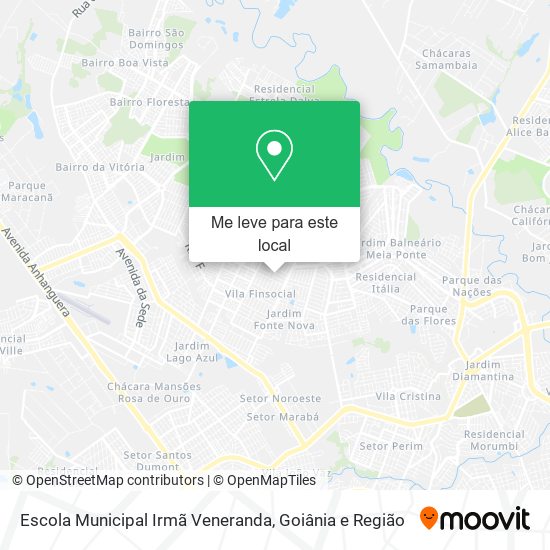 Escola Municipal Irmã Veneranda mapa