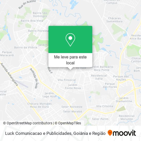 Luck Comunicacao e Publicidades mapa