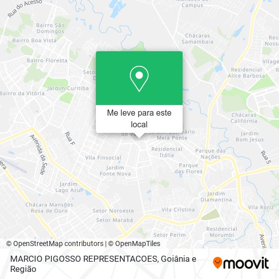 MARCIO PIGOSSO REPRESENTACOES mapa