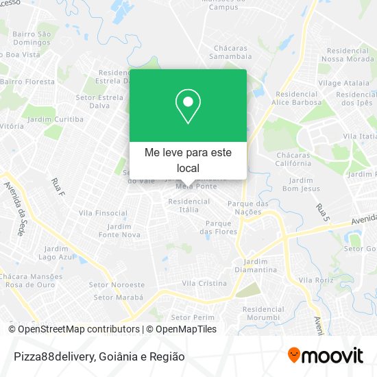 Pizza88delivery mapa
