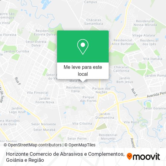 Horizonte Comercio de Abrasivos e Complementos mapa