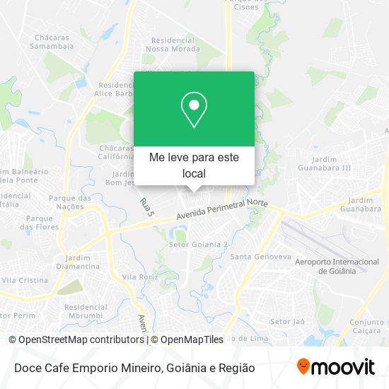 Doce Cafe Emporio Mineiro mapa