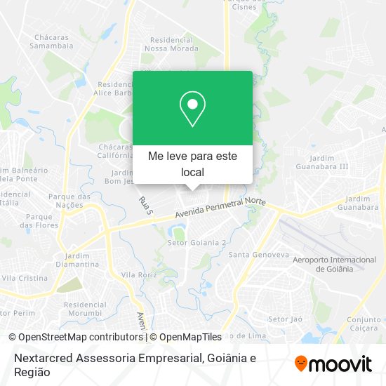 Nextarcred Assessoria Empresarial mapa