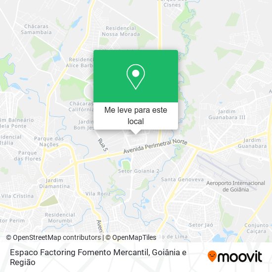 Espaco Factoring Fomento Mercantil mapa