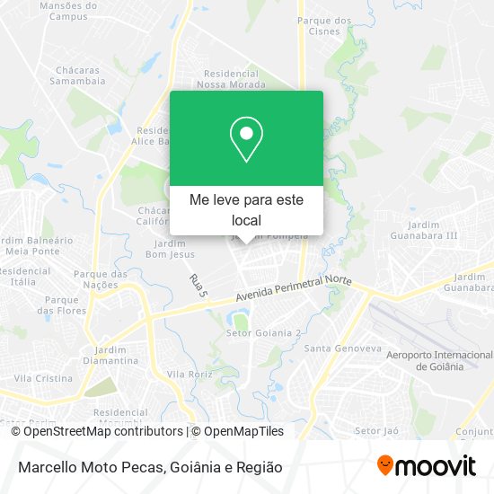 Marcello Moto Pecas mapa