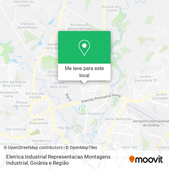 Eletrica Industrial Representacao Montagens Industrial mapa