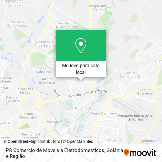 PR Comercio de Moveis e Eletrodomesticos mapa