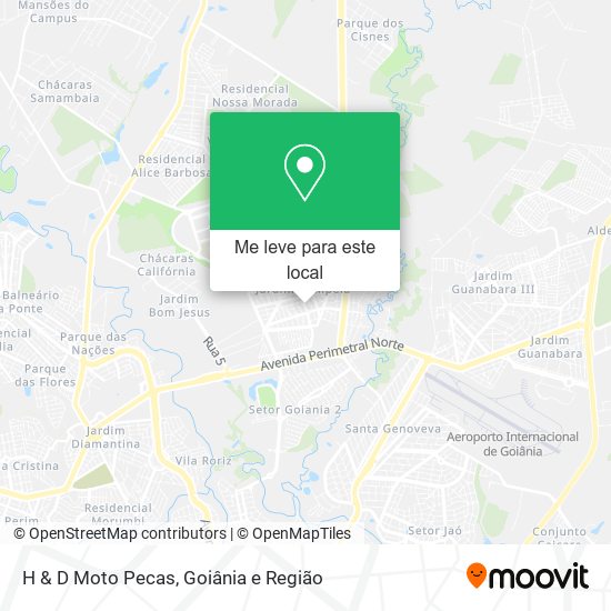 H & D Moto Pecas mapa