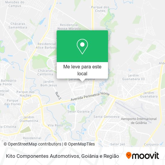 Kito Componentes Automotivos mapa