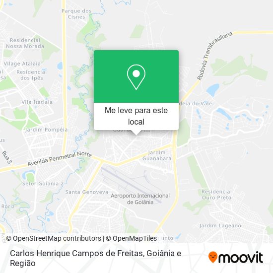Carlos Henrique Campos de Freitas mapa
