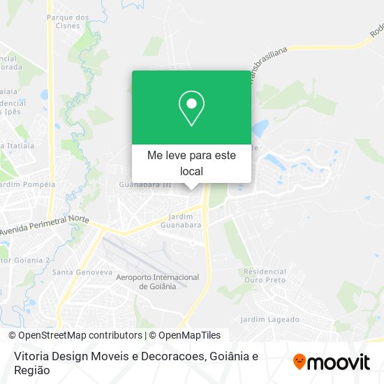 Vitoria Design Moveis e Decoracoes mapa
