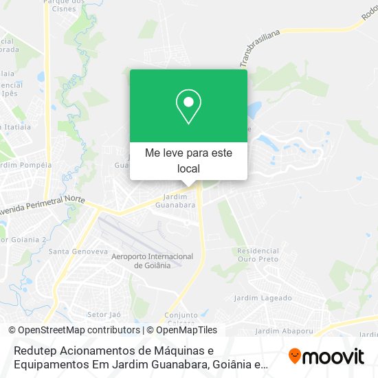 Redutep Acionamentos de Máquinas e Equipamentos Em Jardim Guanabara mapa