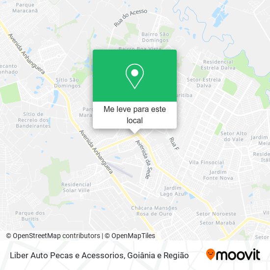 Liber Auto Pecas e Acessorios mapa