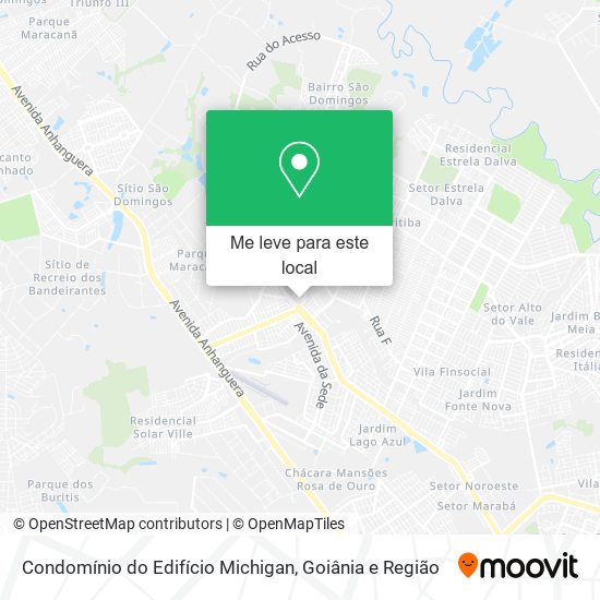 Condomínio do Edifício Michigan mapa