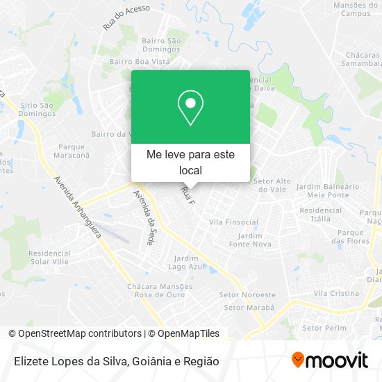 Elizete Lopes da Silva mapa