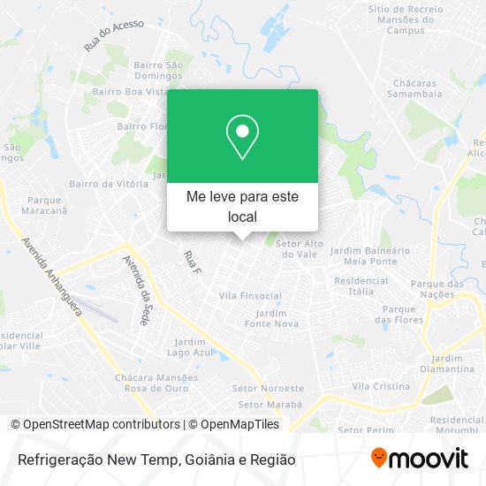 Refrigeração New Temp mapa