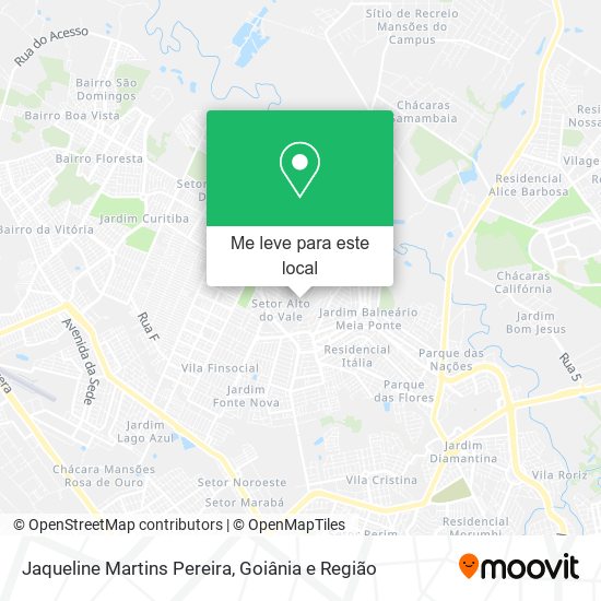 Jaqueline Martins Pereira mapa