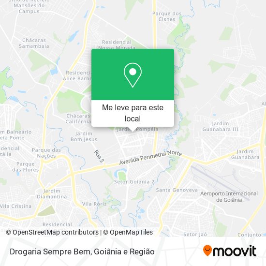 Drogaria Sempre Bem mapa