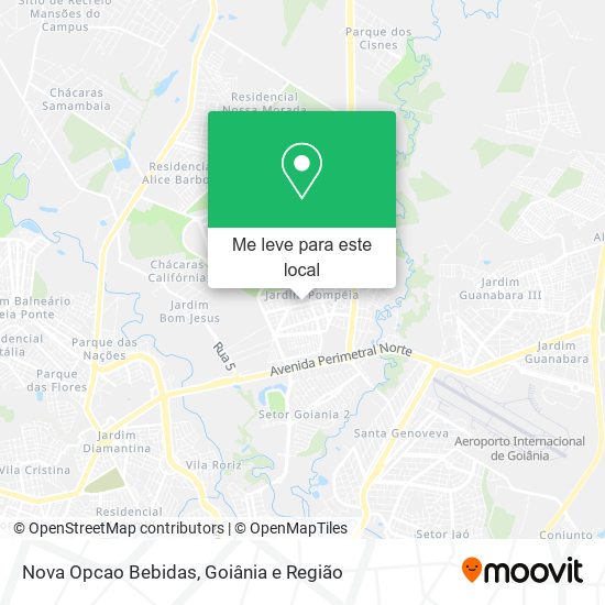 Nova Opcao Bebidas mapa