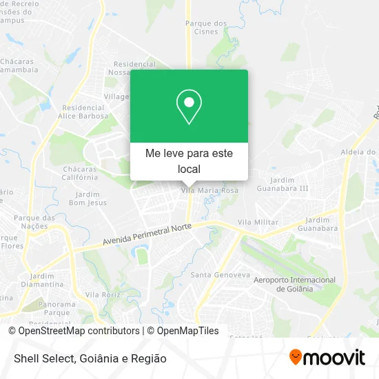 Shell Select mapa