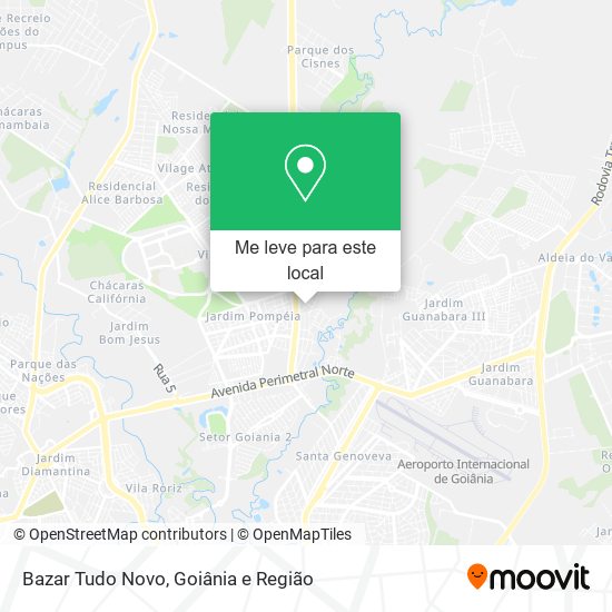 Bazar Tudo Novo mapa