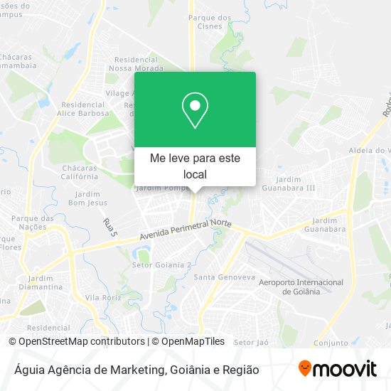 Águia Agência de Marketing mapa