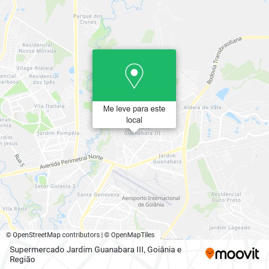 Supermercado Jardim Guanabara III mapa
