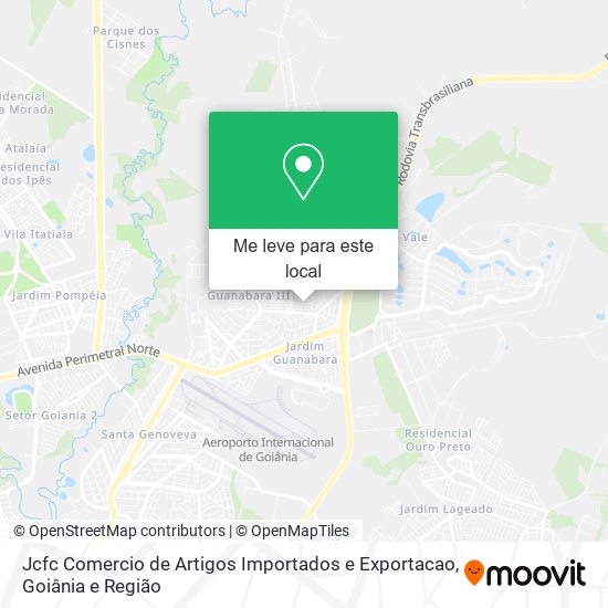 Jcfc Comercio de Artigos Importados e Exportacao mapa