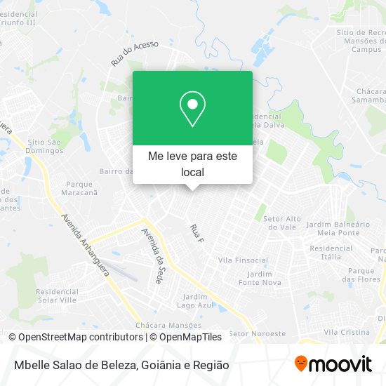 Mbelle Salao de Beleza mapa