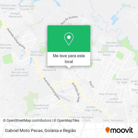 Gabriel Moto Pecas mapa