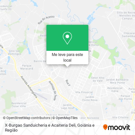 X-Burgao Sanduicheria e Acaiteria Deli mapa