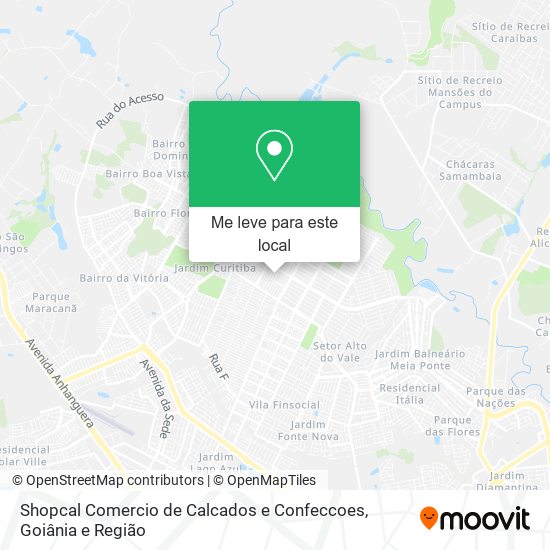 Shopcal Comercio de Calcados e Confeccoes mapa