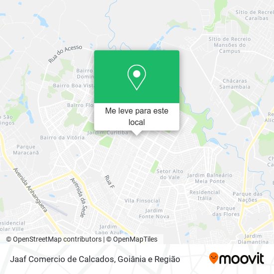 Jaaf Comercio de Calcados mapa