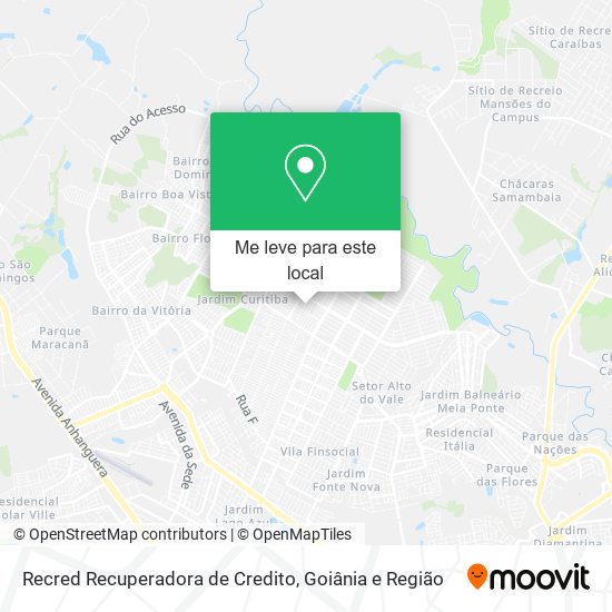 Recred Recuperadora de Credito mapa