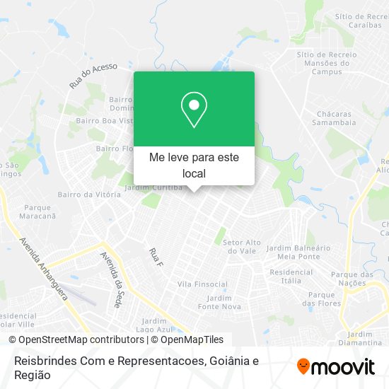 Reisbrindes Com e Representacoes mapa