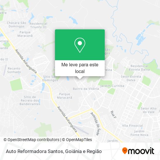Auto Reformadora Santos mapa